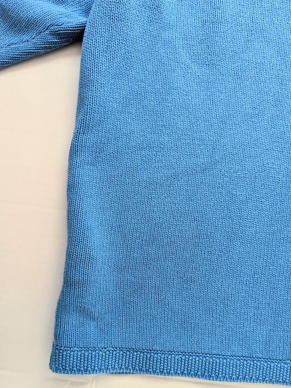 Vintage Cotton Northern Reflection Cornflower Blue Knit Cardigan - Picture 10 of 12